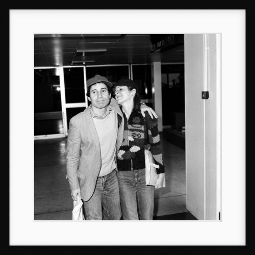 Paul Simon & Carrie Fisher, 1980 by Dennis Stone