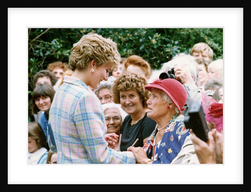 Princess Diana, North East visit to Relate Charity by Anonymous
