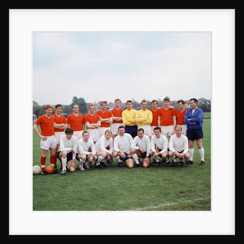 England International Football 1960s by Monte Fresco