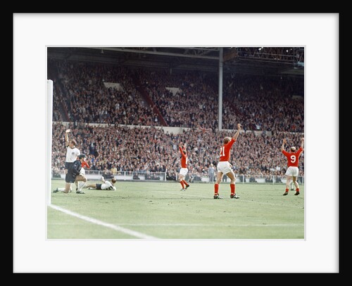 England International Football 1960s by John Varley