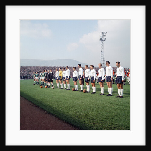 England International Football 1960s by Monte Fresco