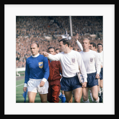 England International Football 1960s by Monte Fresco