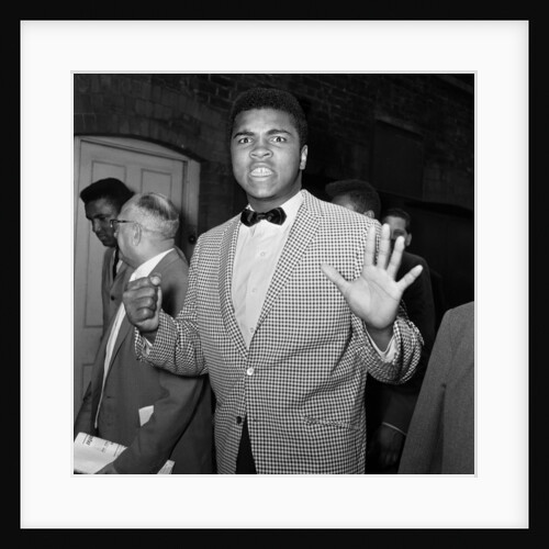 Cassius Clay (Muhammad Ali) in Central London by Ley & Sidey