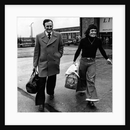 Don Revie at Liverpool Airport with Kevin Keegan by Anonymous