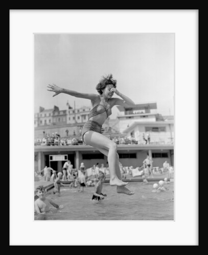 Janet Hamilton takes the plunge at Brighton's outdoor swimming pool by Staff Staff