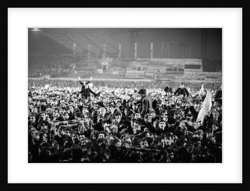 English League Division One match at Old Trafford. Manchester United 3 v Arsenal 1. by Ernest Chapman