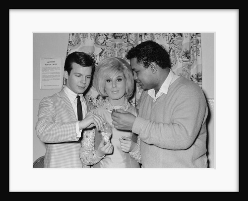 Bobby Vee, Dusty Springfield and Big Dee Irwin share the sweets by Alfred Markey