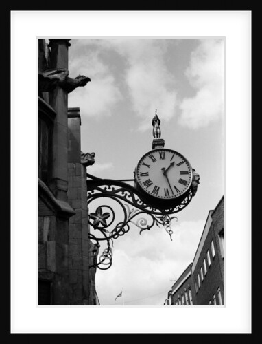 St. Martin-Le-Grand Clock on Coney Street, York by Howard Jones