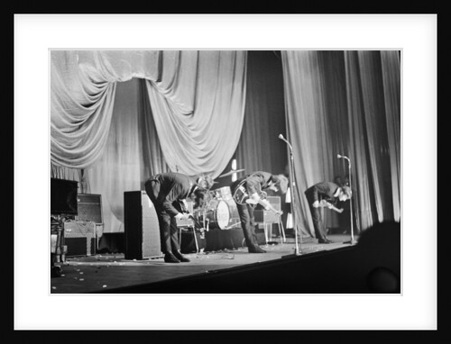 The Beatles take a bow on stage in Carlisle by Staff