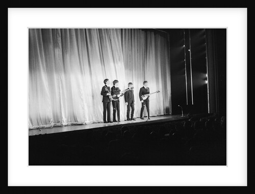 The Beatles performing for the Queen Mother by Reed