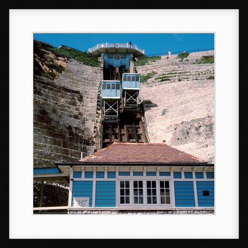 The lifts to the East Cliffs at Bournemouth by Library