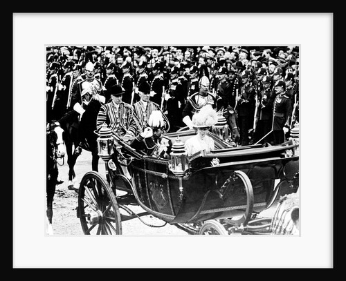 Procession through London for the Coronation of George V and Queen Mary by Staff