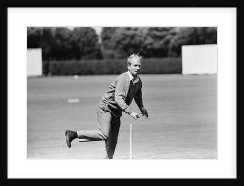 Bobby Charlton relaxes with a game of cricket the day before taking part in the World Cup Final by Anonymous