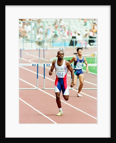 Kriss Akabusi, 1992 Olympic Games by Albert Cooper