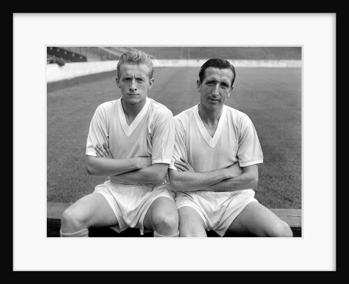 Denis Law and Ken Barnes by Anonymous