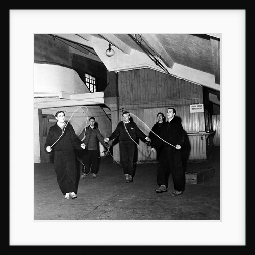 Denis Law training with his Huddersfield teammates by Andrew Varley