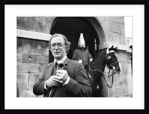 Michael Caine launches the 1987 Poppy Appeal by Ken Lennox