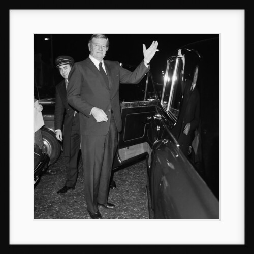 John Wayne leaving the Ambassadeurs Club in Hamilton Place by Arthur Murray