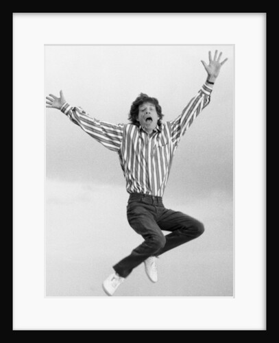 Mick Jagger on the roof of the Daily Mirror building by Anonymous