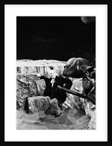 William Hartnell, the first Doctor, during rehearsals at Television Centre by Anonymous