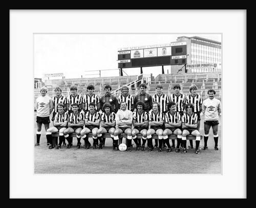 The 1983-1984 Newcastle United Team Group Squad photo by NCJ
