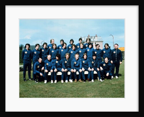 Scottish Football team photo 1974 by Anonymous