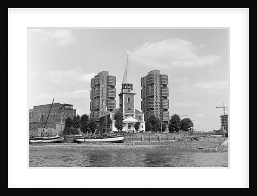 View across the Thames at Battersea by Staff