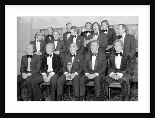 Sir Alf Ramsey with his Ex-England team of 1966 by Anonymous