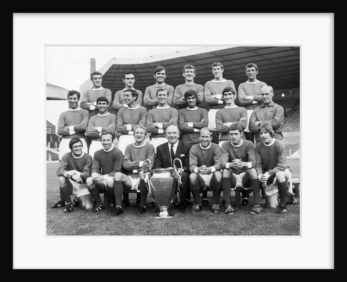 Manchester United European Cup winning team by Staff
