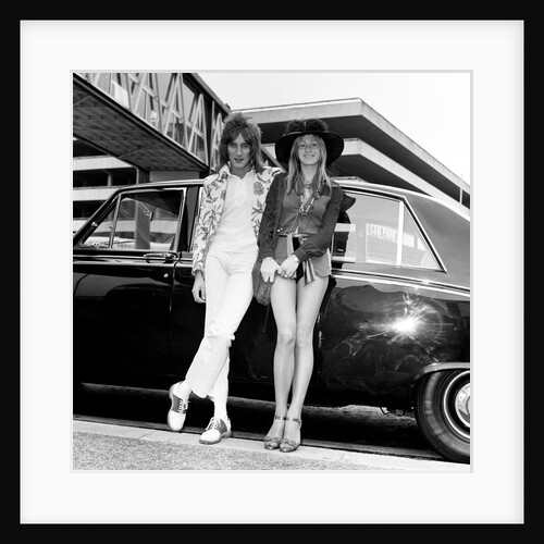 Rod Stewart with his fiancee Deidre Harrington by Staff