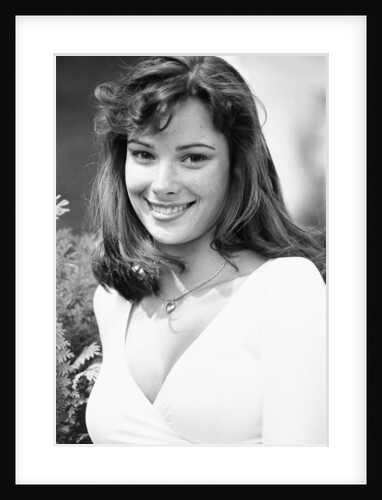 Nicola Bryant seen here being introduced to the press as Doctor Who's first American assistant by Anonymous