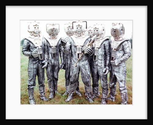 Extras dressed as Cybermen by Anonymous