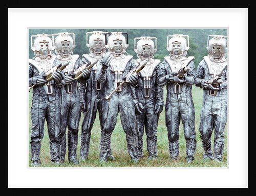 Extras dressed as Cybermen by Anonymous