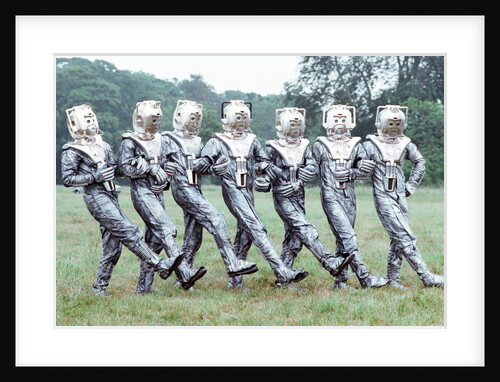 Extras dressed as Cybermen by Anonymous