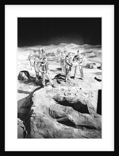 Filming at the BBC Ealing studios for Dr Who story 'Moonbase' by Anonymous