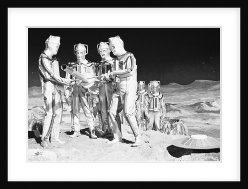 Filming at the BBC Ealing studios for Dr Who story 'Moonbase' by Anonymous