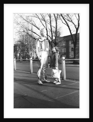 Cybermen take a break from filming by Anonymous