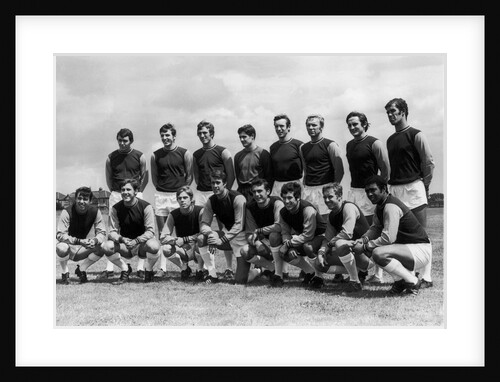 West Ham United line up for pre season team photograph by Staff