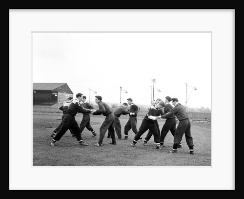 West Ham training at The Brighton and Hove Greyhound Track with Darlington FC by Staff