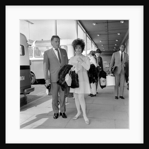 Richard Burton and Elizabeth Taylor by Staff