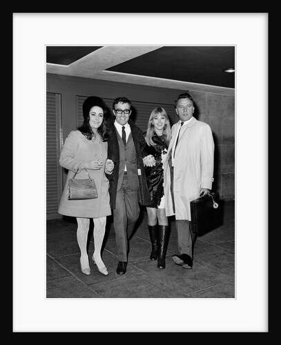 Elizabeth Taylor, Peter Sellers, Britt Ekland and Richard Burton by Anonymous