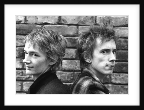Ex Sex Pistols John Lydon and Keith Levine 1981 by Mike Maloney