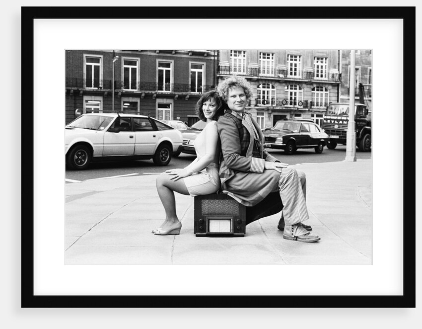 Colin Baker with Nicola Bryant by Bill Kennedy
