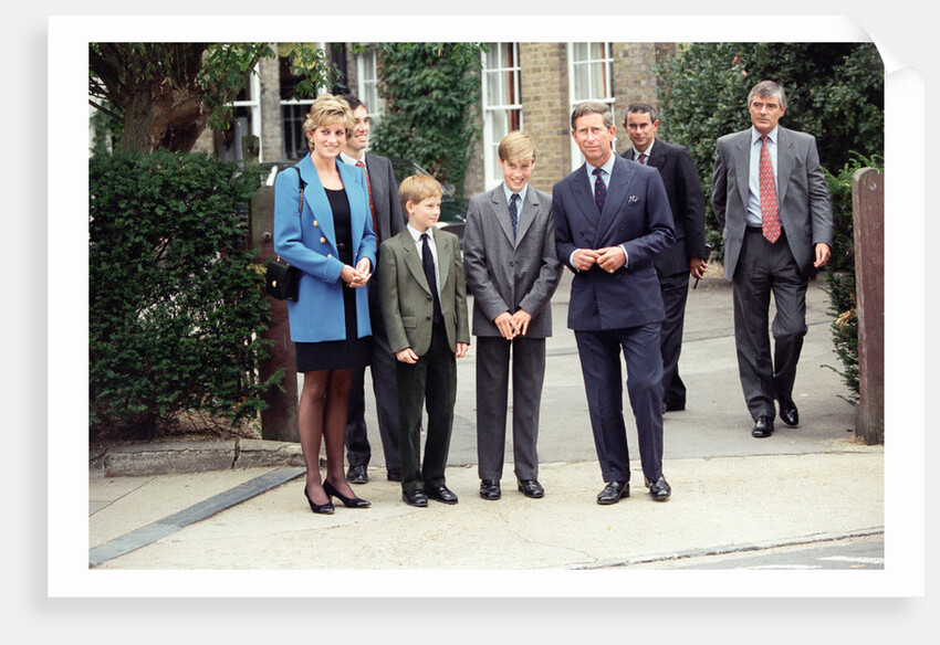 Prince William before his first day at Eton by Kent Gavin