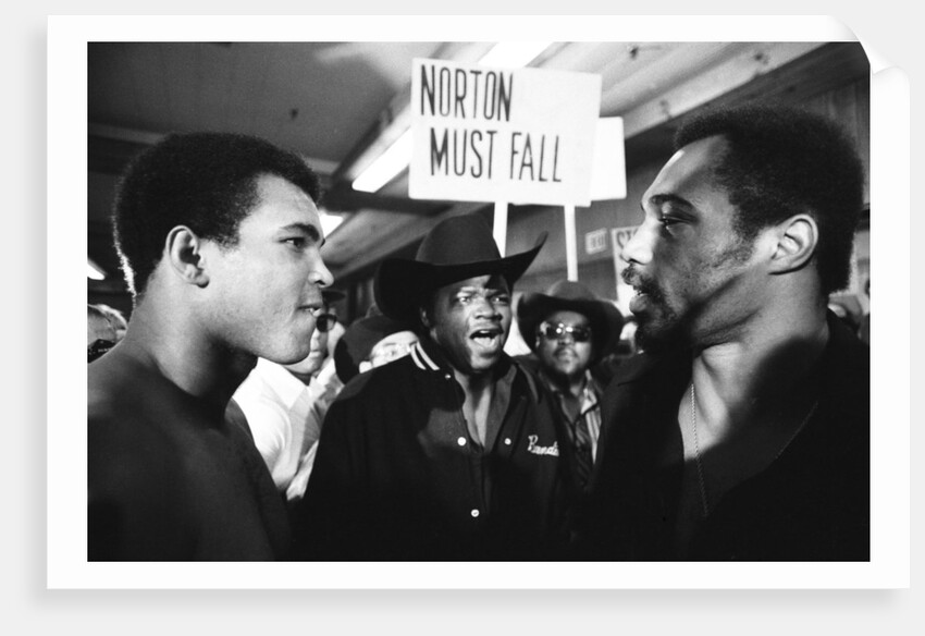 Muhammad Ali faces Ken Norton by Monte Fresco