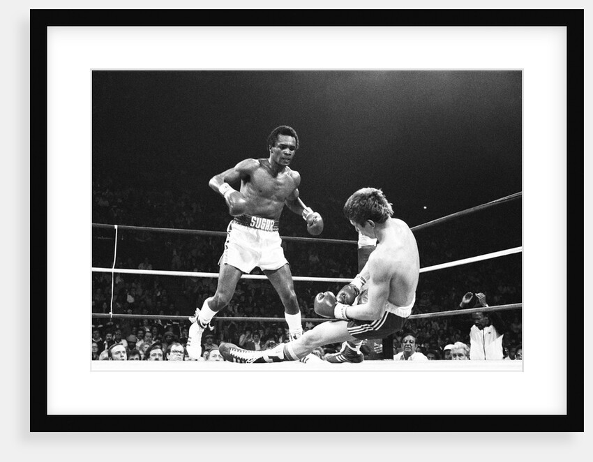 Dave 'Boy' Green v Sugar Ray Leonard by Fresco