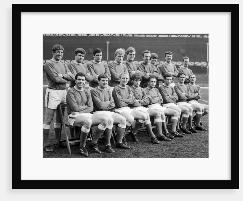 Everton squad pose for a group photograph by Anonymous