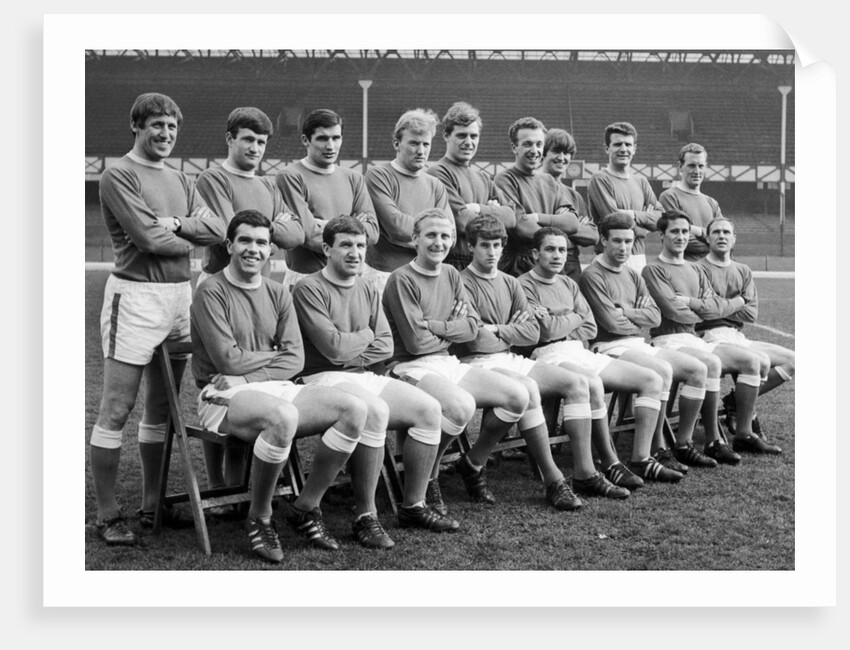 Everton squad pose for a group photograph by Anonymous