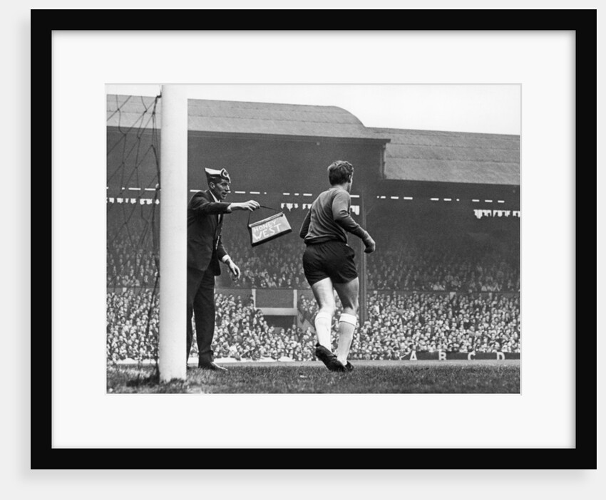 English League Division One match at Anfield by Alfred Markey