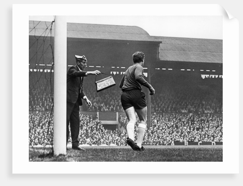 English League Division One match at Anfield by Alfred Markey